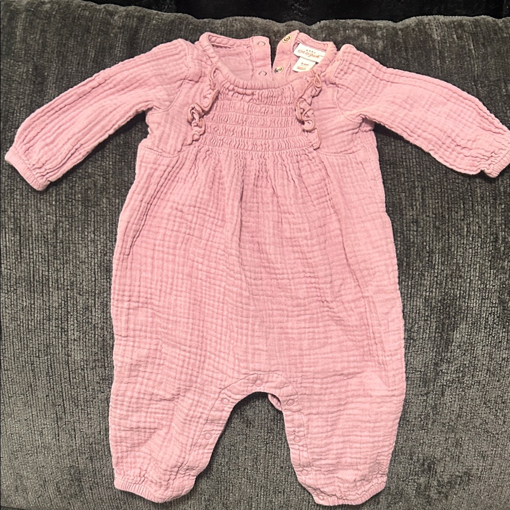 Cat & Jack Mauve Kids One Piece Footie